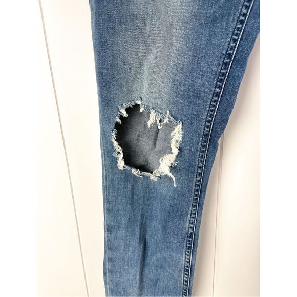 Free People Busted Knee Skinny Jeans 31R - Picture 8 of 13
